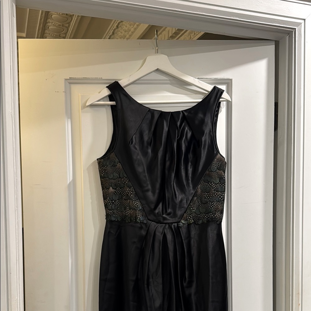 Carmen Marc Valvo Black Elegant Cocktail Dress